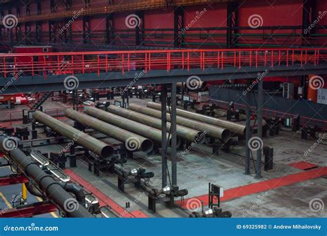 Tube Rolling Plant Stock Photo Image Of Forming Single 69325982