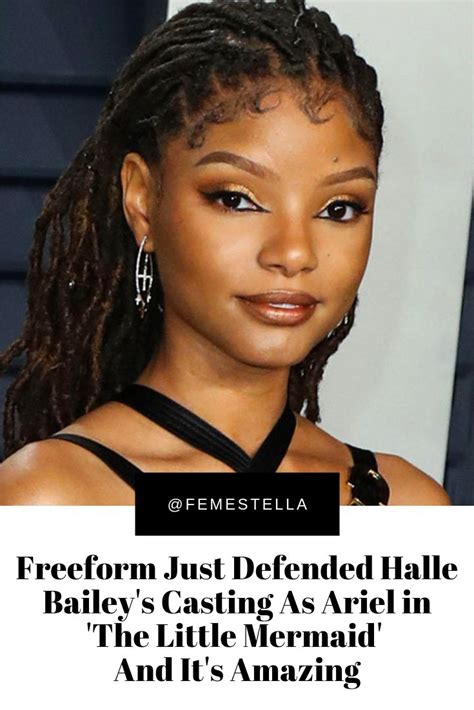Freeform Posts Amazing Letter Defending Halle Bailey As Ariel In The Little Mermaid