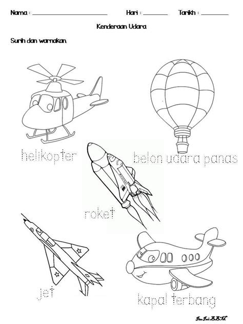 Image Result For Kenderaan Udara Tema Prasekolah Transportation