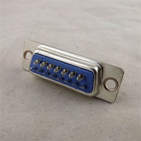 D Sub Db15 2 Rows 15 Pin Male Plug Solder Type Adapter Connector