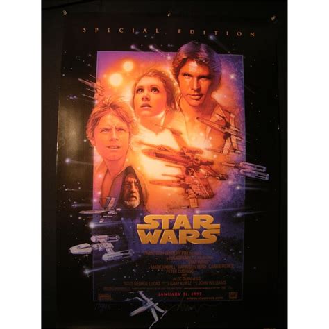 Set Of Three Star Wars Posters Signed By Drew Struzan