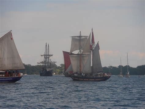 St Lawrence Ii In The Distance Is El Galeon On The Left Is Playfair