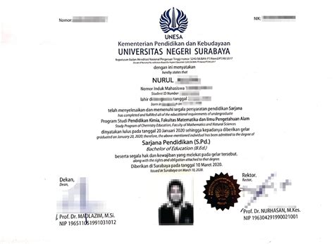 S1 Pendidikan Kimia Fmipa Universitas Negeri Surabaya