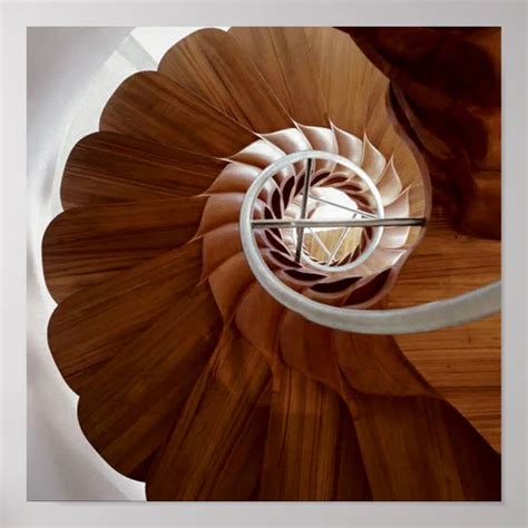 Staircase Indoor Circular Art Graphics By Navin Poster Zazzle