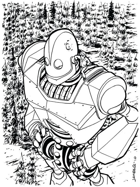 Iron Giant Coloring Page At GetColorings Com Free Printable Colorings