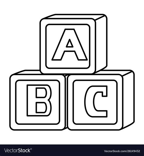 Baby Block Clipart Alphabet