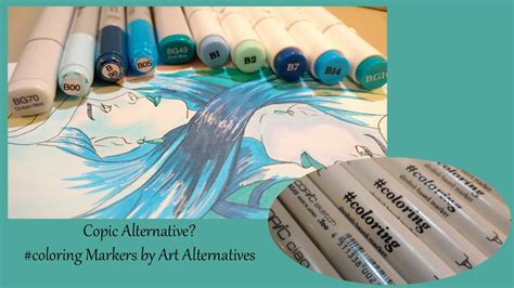 Copic Alternative Coloring Markers Review Youtube
