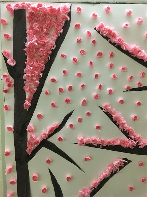 cherry blossoms bulletin board