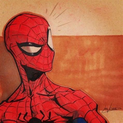 Spidey Sense Tingling Art Spiderman Marvel Sketch Taken With