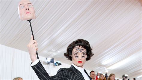 Ezra Miller Made Heads Spin With A Trippy Beauty Moment On The Met Gala
