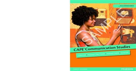 Cape Communication Studies Sample Pdf Document