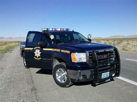 Nevada Highway Patrol Gmc Sierra 1500hd Police Truck Police Cars