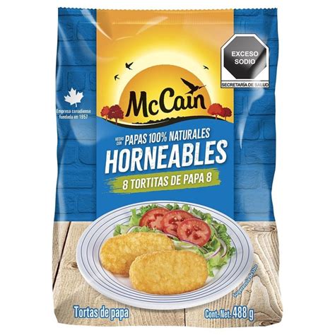 Tortitas De Papa Mccain Horneables Con 8 Piezas Walmart