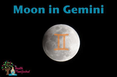 Moon In Gemini Health Manifested