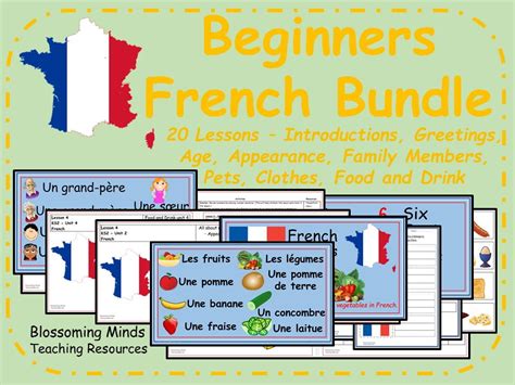 Beginner French 20 Lesson Bundle Ks2 Teaching Resources