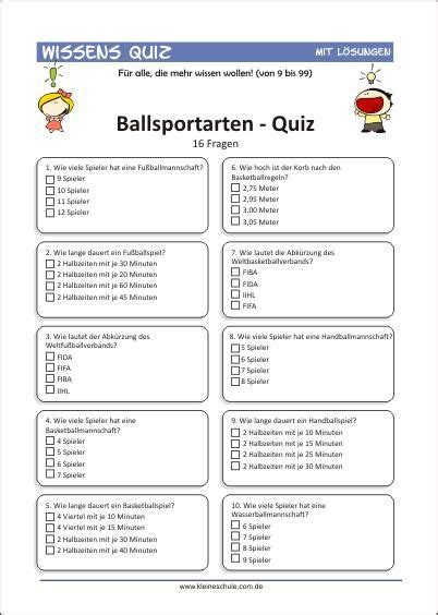 20 Quizfragen für Kinder ab 10 Jahre!