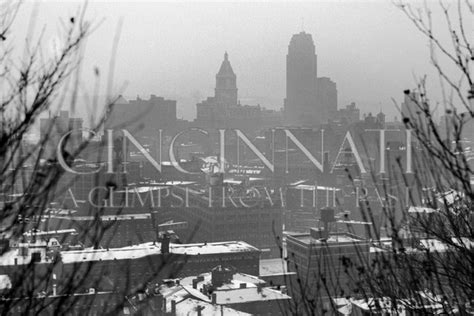 Cincinnati A Glimpse From The Past Jerry Smith Winter In The City