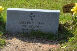 Leo Holliday Unknown Find A Grave Memorial