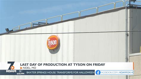 Last Day Of Work Is Friday For Tyson Employees Youtube
