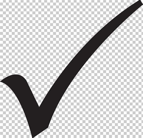 Check Mark Emoji Symbol Png Clipart Angle Black And White Check