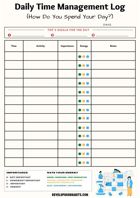 11 Free Time Management Worksheet For Students And Adults