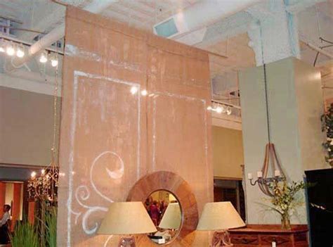 Room dividers that hang from the ceiling. How to Build a Hanging Room Divider Panels IKEA | Spotlats
