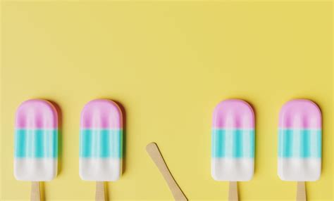 Premium Photo Ice Cream And Popsicle Isolated Summer Background