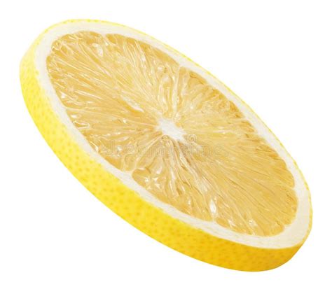 Lemon Slice Isolated On A White Background Stock Photo Image Of Sweet