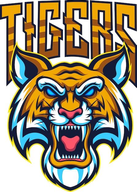 Premium Vector Vector Illustration Of Tigers Mascot Logo Template