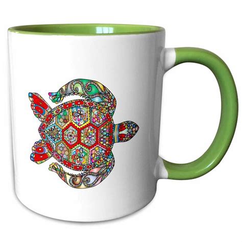 East Urban Home Arleta Image Of Vividly Colored Sea Turtle Coffee Mug