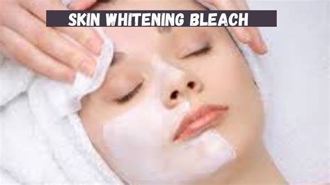 Skin Whitening Bleach । How To Get Fair Skin At Home Youtube