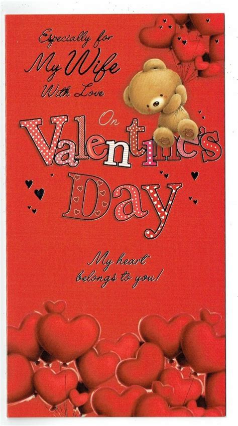 Wife Valentines Day Card My Heart Belongs To You With Love Ts And Cards