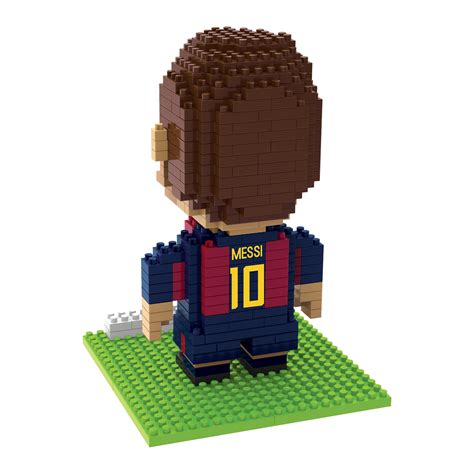 Brxlz Fc Barcelona Player Lionel Messi 10 3d Construction Toy A
