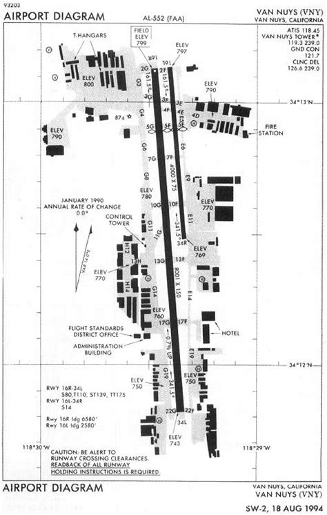 Iap Chart Airport Diagram Van Nuys Vny