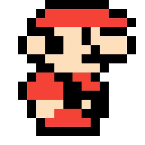 16x16 Pixel Art Mario Infouruacth