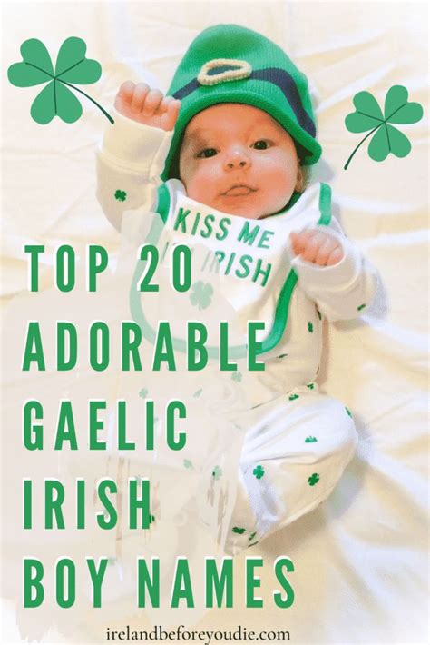 Top 20 Gaelic Irish Boy Names Ireland Before You Die Irish Boy