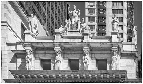Statues On West Facade Of The Supreme Court Appellate Division