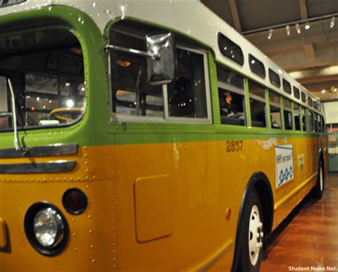 The Rosa Parks Bus At The Henry Ford Students Share Knowledge