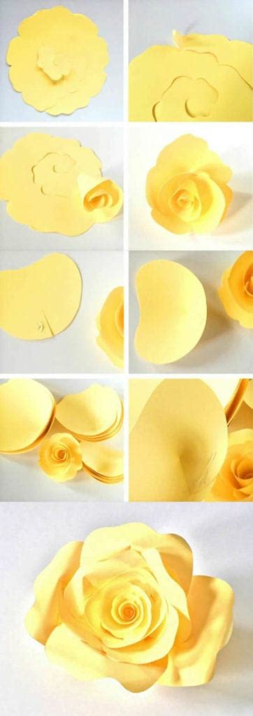 Flores De Papel Para Decora O Com Moldes Dicas Pr Ticas