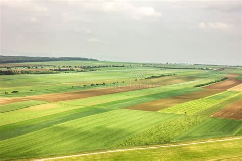 View Of The Lush Green Fields Stock Image Image Of Cloudscape
