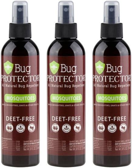 Bug Protector All Natural Mosquitoinsect Repellent Spray Deet Free 8