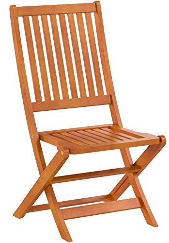Luunguyen Win Outdoor Hardwood Folding Chair Natural Wood Finish Set Of Pricepulse
