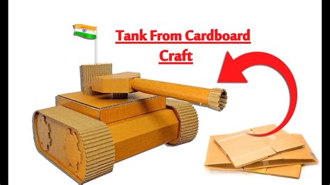 How To Make A Tank Model With Cardboard Diy Tank From Cardboard 3d
