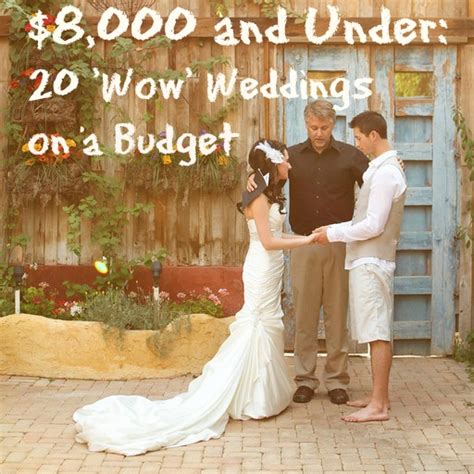 Getting wedding flowers on a budget has never been so simple! 20 Dazzling Real Weddings for $8,000 (and Under!)
