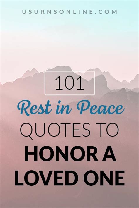 101 Rest In Peace Quotes To Honor A Loved One Urns Online