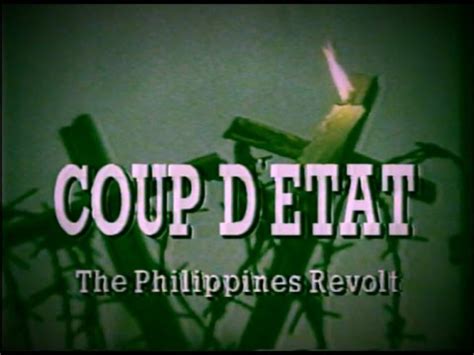 Tentative de coup d'état, coup d'etat, coup d'état militaire, après le coup d'état. Coup d'Etat: The Philippines Revolt - 1986 - YouTube