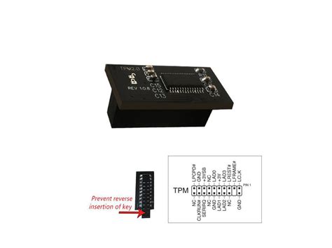 1piece 20 Pin Tpm 20 Module For Asus Tpm L R20 Compatible Windows 11