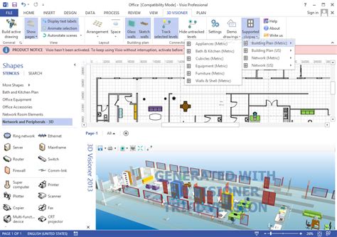 Stencils, consistency checking, petri net simulation, exporter e.g. Download 3D Visioner 2014 2.95.00.0001