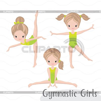 Gymnastic | Stock Photos and Vektor EPS Clipart | CLIPARTO