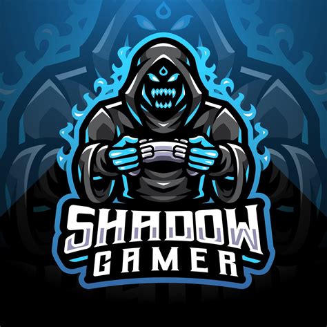 Shadow Gamer Esport Mascot Logo Design 2597035 Vector Art At Vecteezy